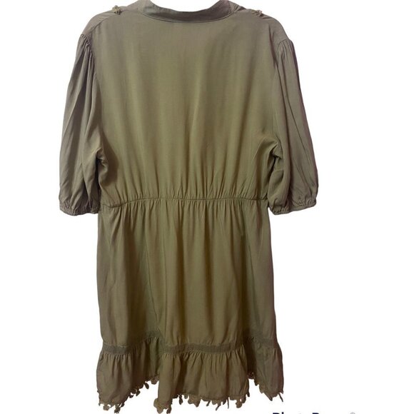 Simplee Plus Boho Short Ruffled Dress, Size 1XL - Picture 4 of 11